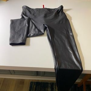 Spanx “faux leather” leggings (plus)